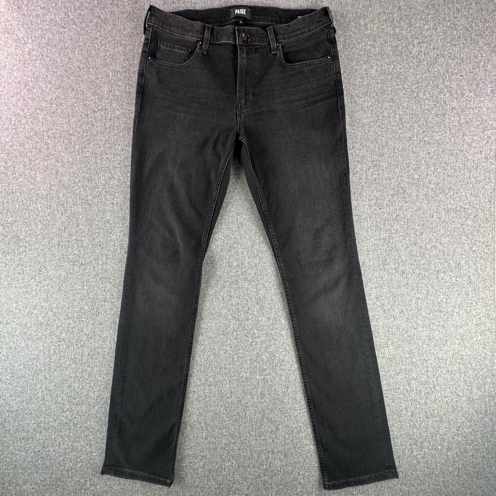 Paige Jeans Women 32 Lennox Black Slim Fit Stretch M653901-3403